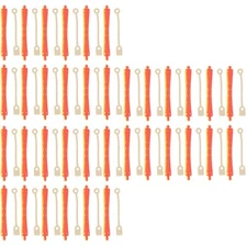 3 Pieces Hair Curling Rods Hairdressing Tool Perming with Rubbers
