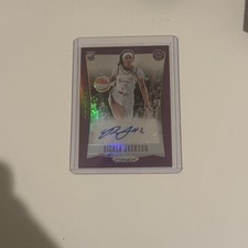 2024 Panini Prizm WNBA Rickea Jackson Purple Auto /49 Rookie Sparks