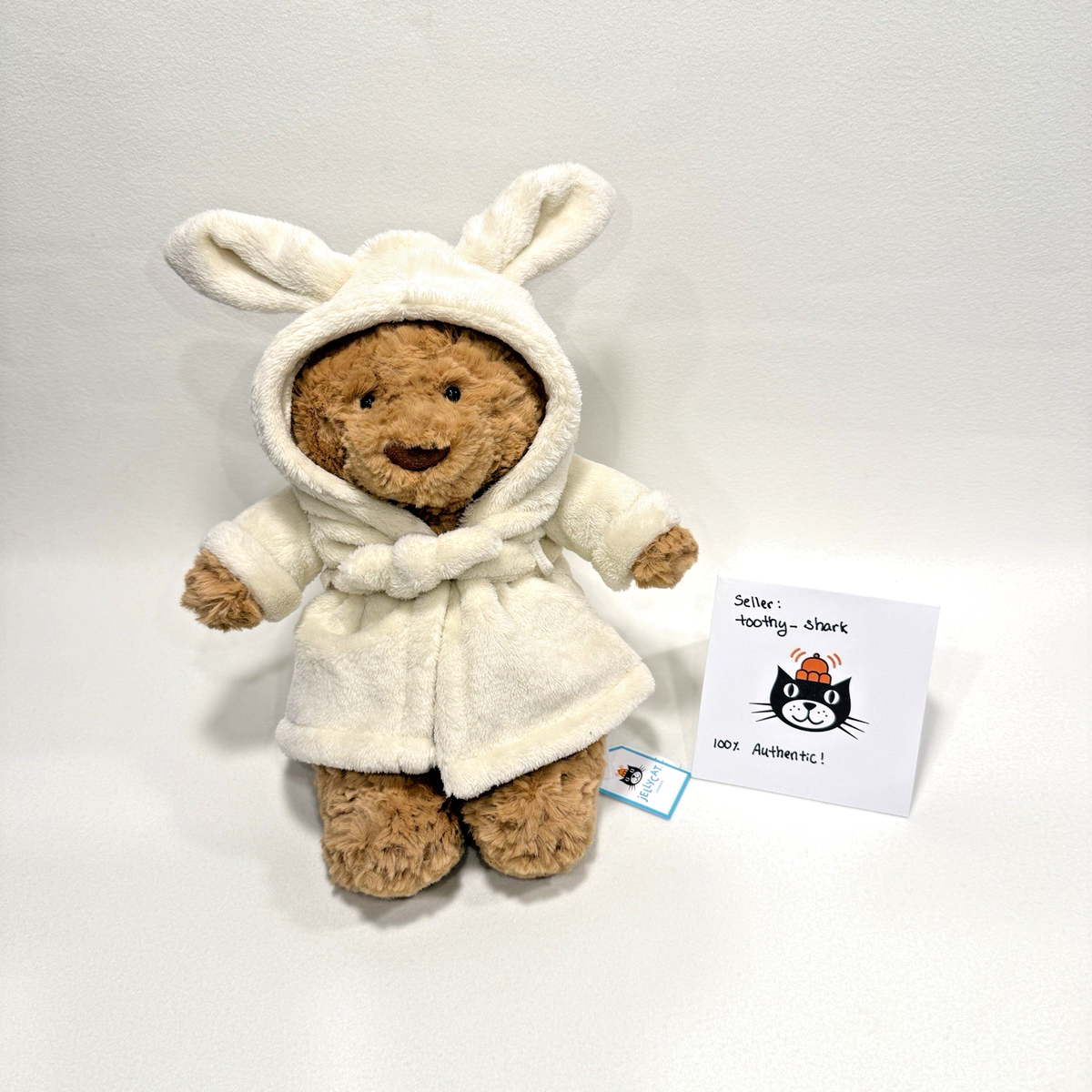 Jellycat Bartholomew Bear Bathrobe Outfit BNWT - 100% Authentic