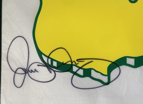 Rory Mcilroy signed Masters Flag 2025 Masters Champion PSA DNA LOA - Bild 8 von 10