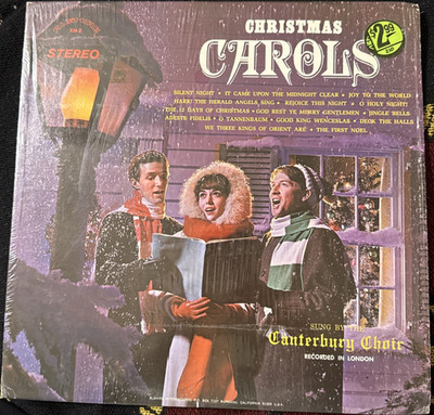 Christmas Carols, Canterbury Choir, 1970, 33 RPM Vinyl, XM-2
