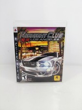 Midnight Club Los Angeles PS3 PlayStation 3 + Map Complete Black Label