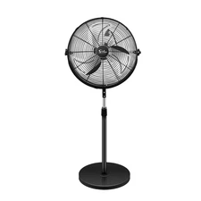 20 Inch Pedestal Standing Fan High Velocity For Industrial Commercial Black