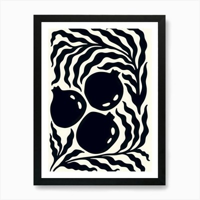 Henri Matisse Pomegranate Art Print Framed Wall Art Poster Canvas Print Picture
