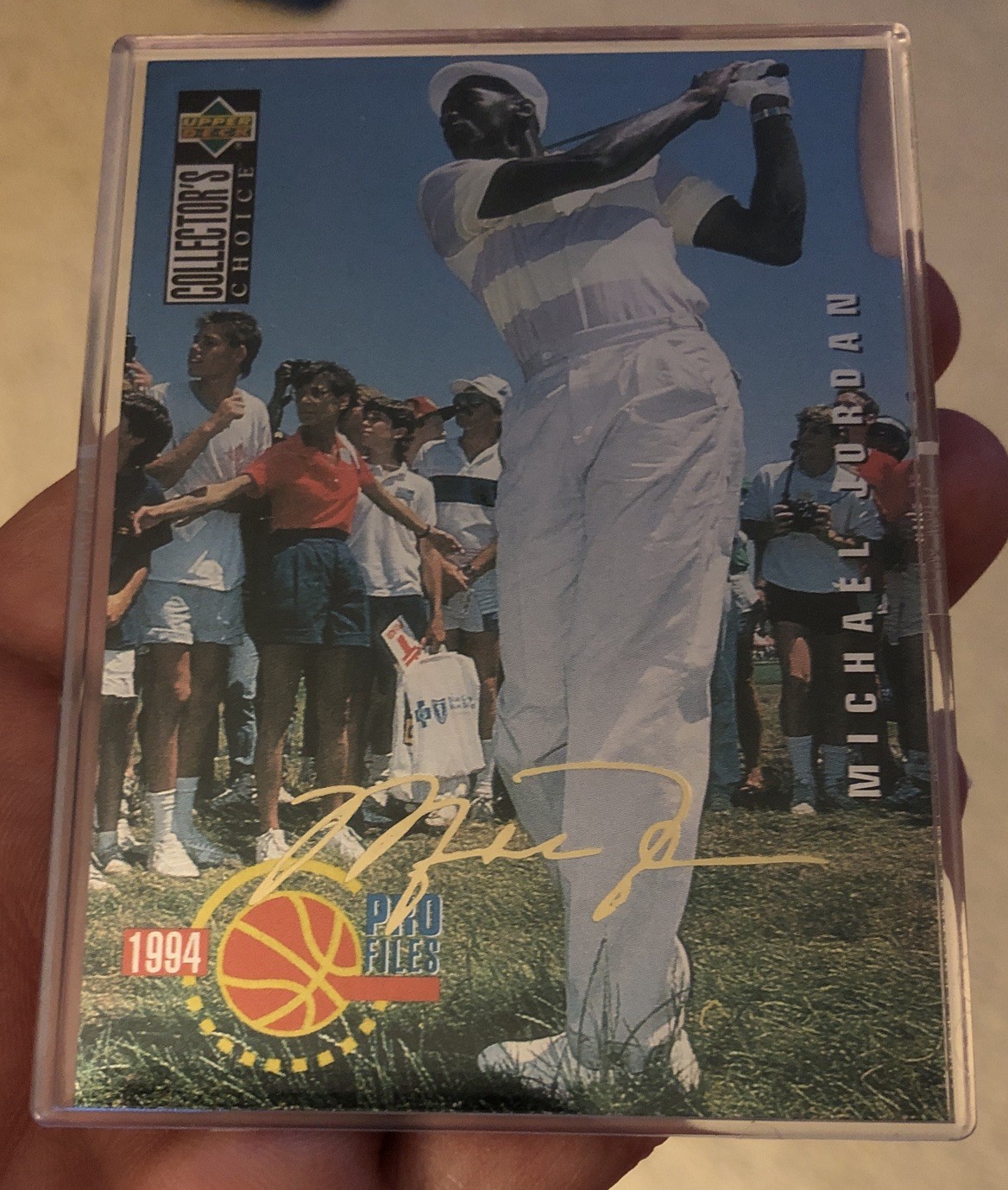 1994 Upper Deck Collector's Choice Gold Signature Michael Jordan #204 Golf
