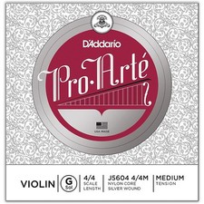 D'Addario Pro-Arte Series Violin G String 4/4 Size Medium