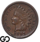 1897 Indian Head Cent Penny
