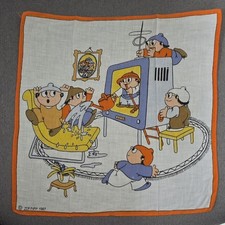 Mainzelmännchen Taschentuch ZDF/NFP *NEUWERTIG* 1987