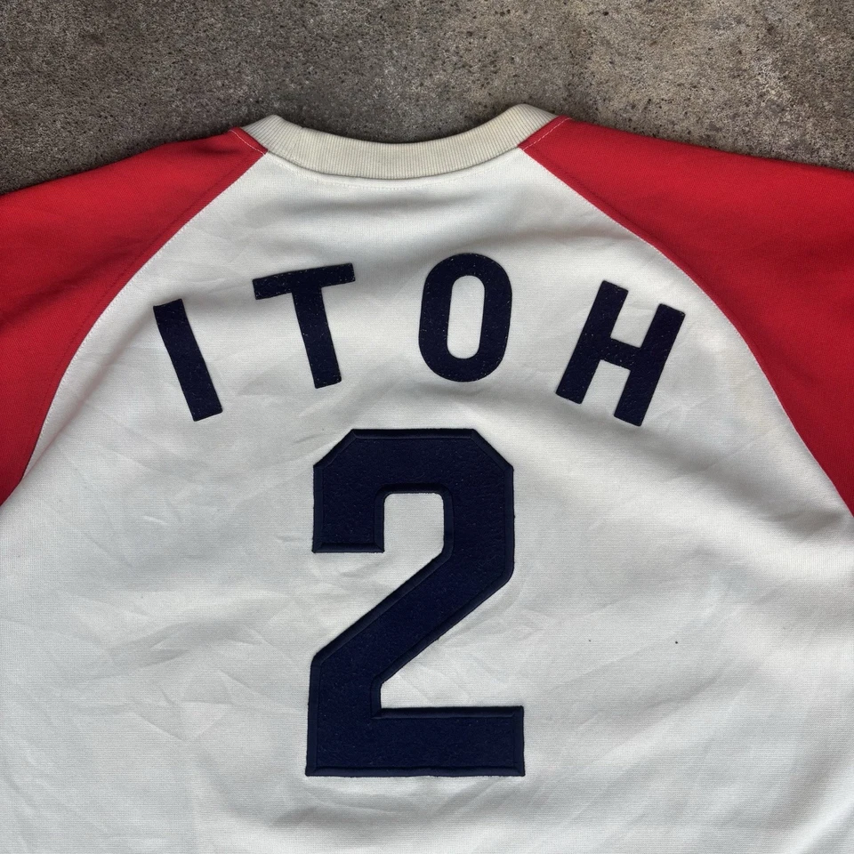 Camiseta de béisbol Mizuno vintage años 90 de Osaka Kintetsu Buffaloes Japón RARA Foto 2 de 4