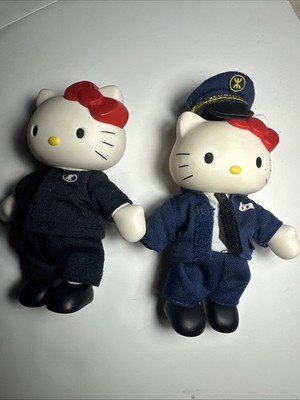 Two Vintage Hello Kitty Figures MTR 2007 - Missing Hand