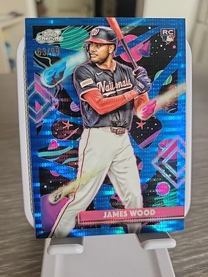2025 Topps Cosmic Chrome Blue Moon Pulsar Refractor #d 63/99 James Wood