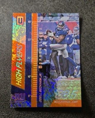 ODELL BECKHAM JR. #ed /99  2016 Panini Unparalleled High Flyers Orange Giants