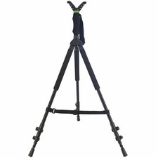 Hunting Shooting Tripod Stick  88–185cm 360° Swivel Quick Lock Leg Rifle Gun