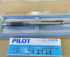 Pilot 2 1 Multi-function Pen Etched Black Stripe Motif Made in Japan