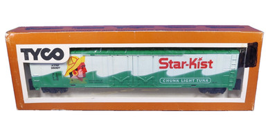 Tyco HO Scale STARKIST CHUNK LIGHT TUNA Advertising Reefer Boxcar 25007