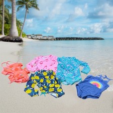 Girls 5 Pc Lot Of Cat  Jack Swimsuits .. Size 18 Months