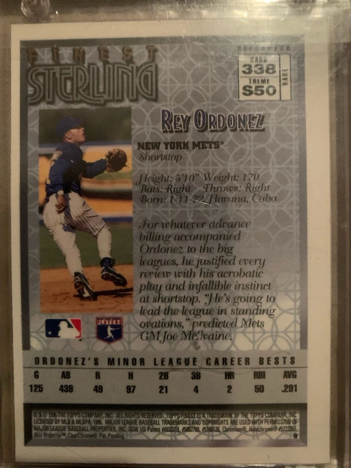 1996 Topps melhor refrator de ouro esterlina G338 - Imagem 2 de 3