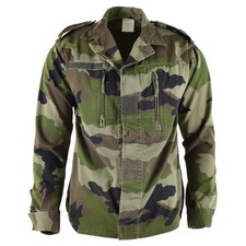 Genuine French army F2 combat jacket fatigue CE camo military issue surplus