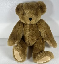 The Vermont Teddy Bear Company Vintage Brown Jointed 16  Plush Bear USA