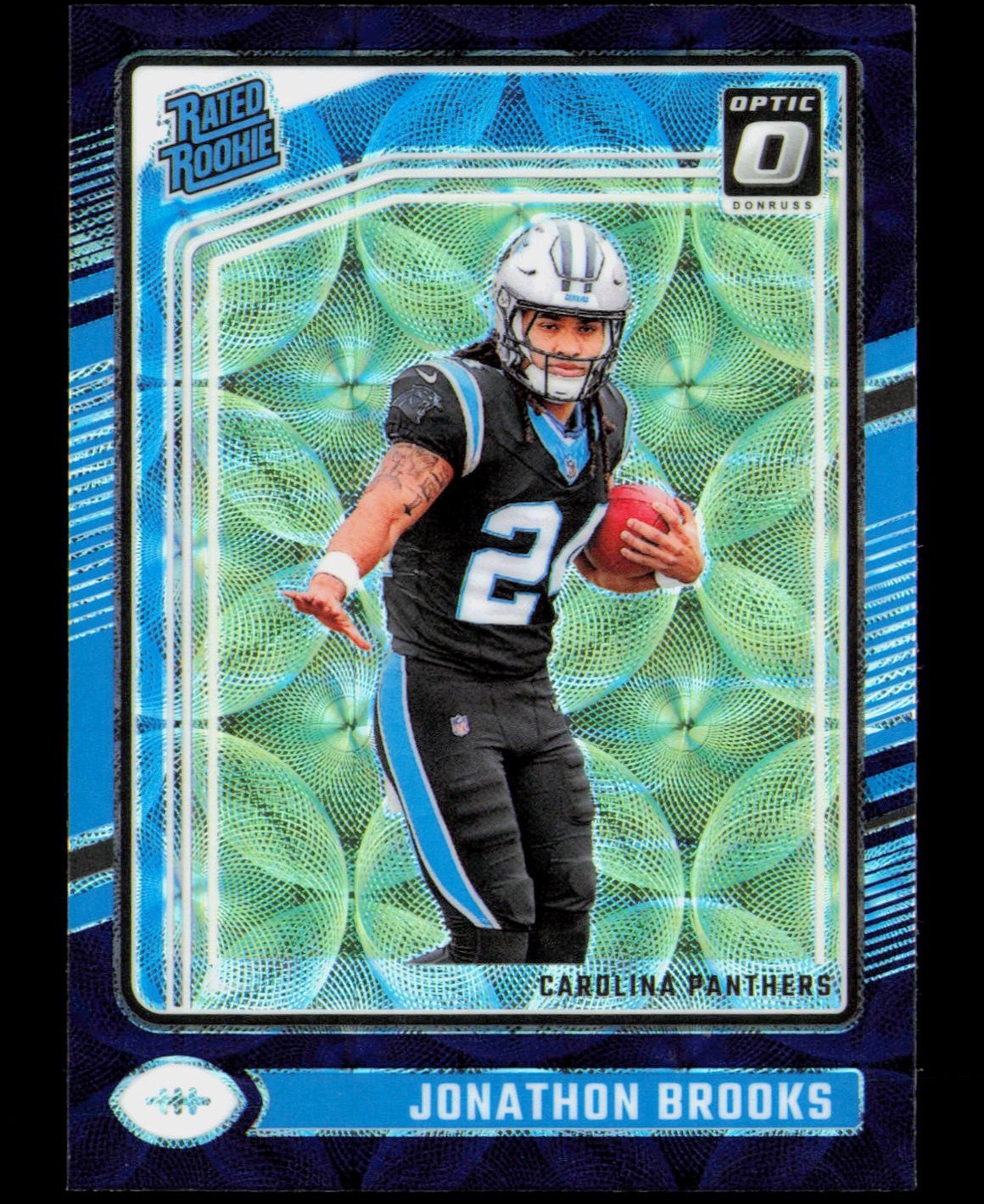 2024 Donruss Optic #258 Jonathon Brooks Blue Scope
