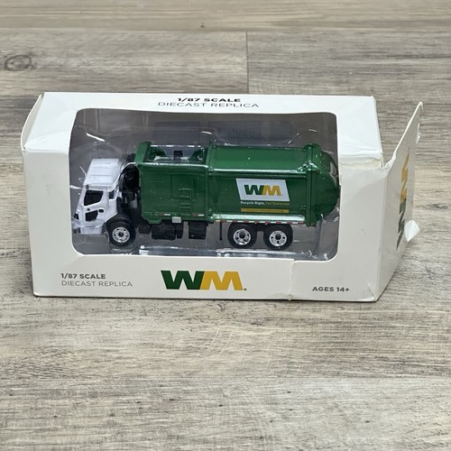 MACK LR GARBAGE TRUCK SIDE LOADER "WASTE MANAGEMENT" 1/87 BY FIRST GEAR 80-0355D