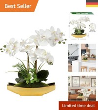 Kunstblumen Orchidee Künstliche Blumen Topf Seide Dekoration Frühling Wohnzimmer
