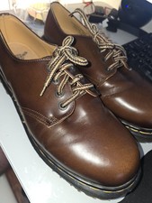 Dr Martens The Original Air Wair England AW04 Brown Leather Oxford Size 11