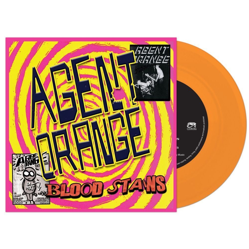 Agent Orange Blood Stains (Vinyl LP) 7" Single Coloured Vinyl