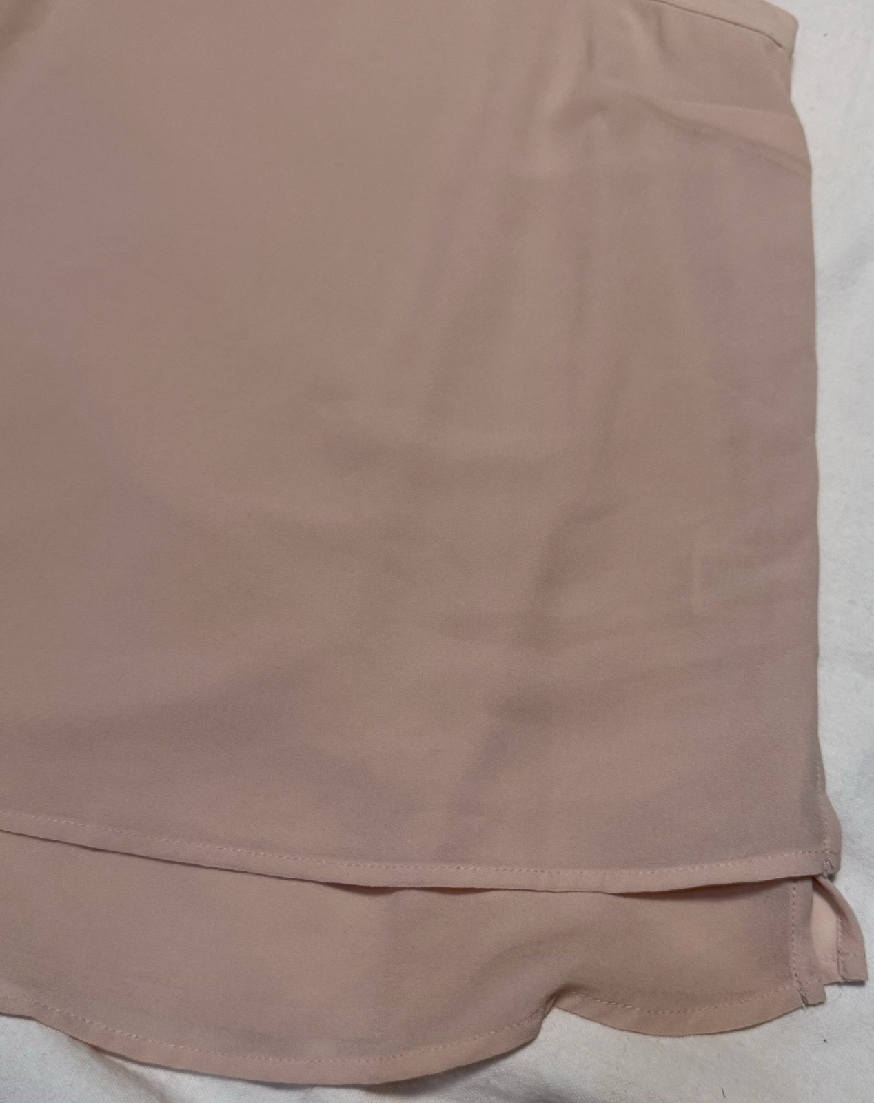 Monteau Blush Pink Lace Panel Tank Top M Boho Cot… - image 6