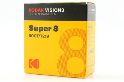 [ Unbenutzt] Kodak Vision 3 500T 7219 Super 8 Farbnegativfilm aus JAPAN