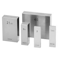 Einzel-Parallelendmaß 0,5–100mm, Endmass, Stahl, Toleranz/Gen. 1