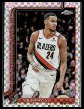 Kris Murray 2025-26 Topps Chrome X-Fractor #217 Portland Trail Blazers