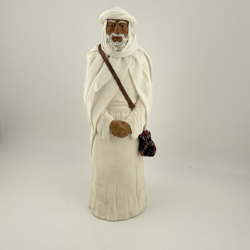 RARE Hestia Nativity Figurine Kaspar the Wiseman, retired NO RESERVE signed 1993