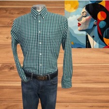 Brooks Brothers Regent Dress Shirt Mens Large Multicolor Check Button Front