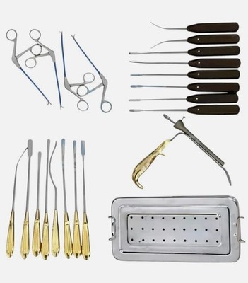 Premium Endoscopic Face Lift Instrument Kit   21 Pcs for Advanced Facial Surgery