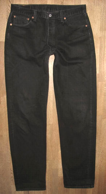 STARK: / LEVI`S 501 / Herren JEANS / LEVIS -Made in USA- in schwarz in W36 / L36