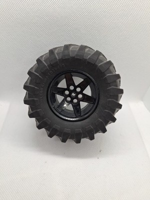 Lego Technic. Technik Reifen, Rad 107x44 R Felge Schwarz, 42070