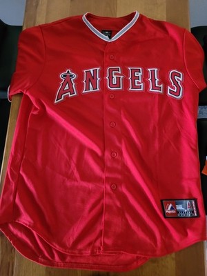 MLB Trikot La Angels of Anaheim Baseball Jersey Majestic Authentic