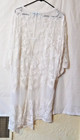 She+Sky size S/M robe kimono lace coverup white sheer layering long bell sleeve — photo 4
