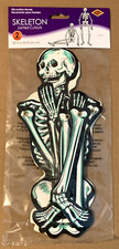 Beistle Vintage Retro 22" Jointed Skeleton Cutouts 2CT NIP