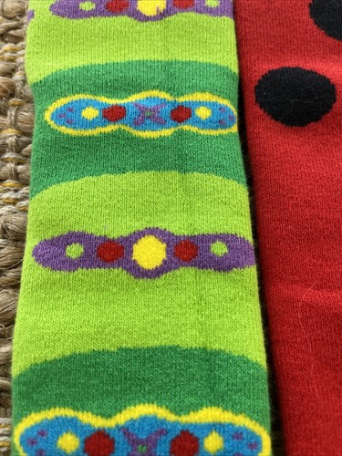 Mismatched Pals Socks Ladybug & Caterpillar Size Fits 8-12 Year Olds - Picture 10 of 13