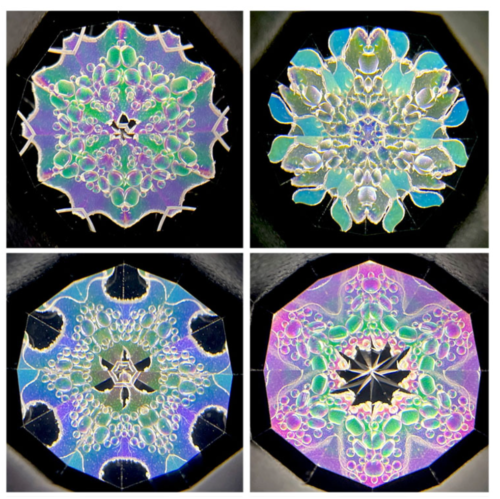 Kaleidoscope "mini" 2-mirror dry type By Hiroshi Wakabayashi New Japan Gifts. - Picture 13 of 14