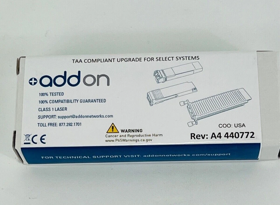 AddOn Meraki now Cisco MA-SFP-1GB-TX Compatible 1000Base-TX SFP Transceiver NEW! - Image 2 of 4