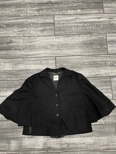 Moschino Cape Wool Size 12 Women  s Black