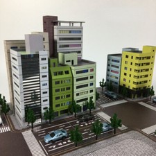 1/300 Diorama Architecture Model City Street ...