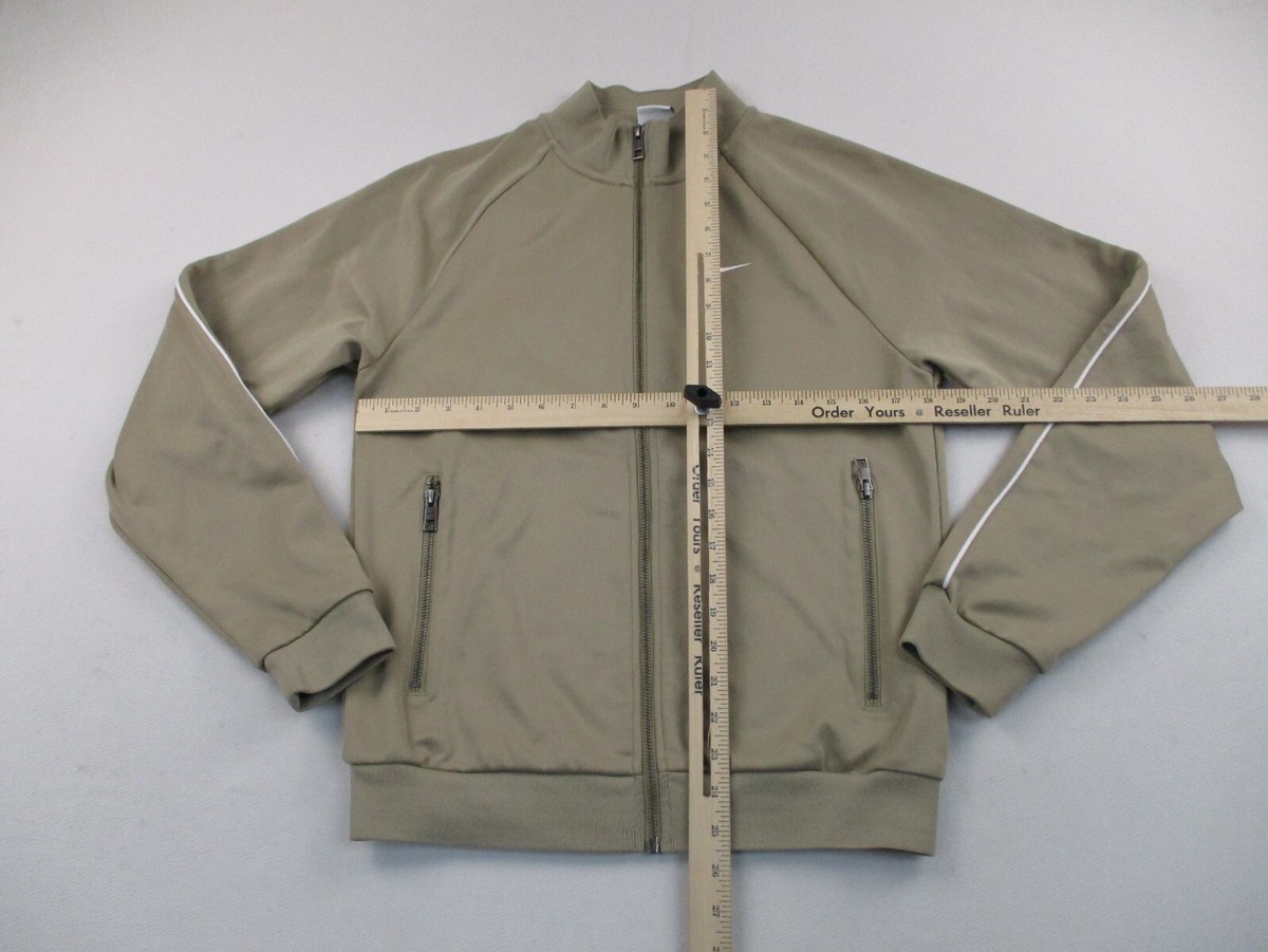Nike Track Jacket Mens XS Brown Long Sleeve Windbreaker Zip