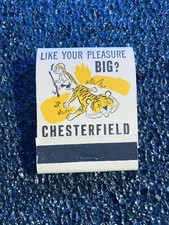 Vintage Matchbook Advertising Chesterfield Cigarettes Full Matchbook..