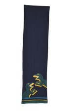 Paul Smith Junior Navy Intarsia Knit DINO Scarf Brand New