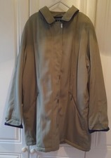 Lovely Ladies Isle/ewm Olive Green Padded Hooded Padded Jacket - Size 22 - Bnwot