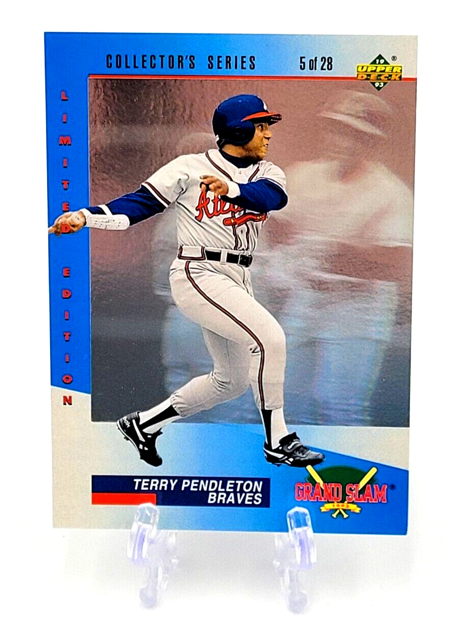 1993 Upper Deck Denny's Grand Slam Holograms #5 Terry Pendelton Atlanta Braves